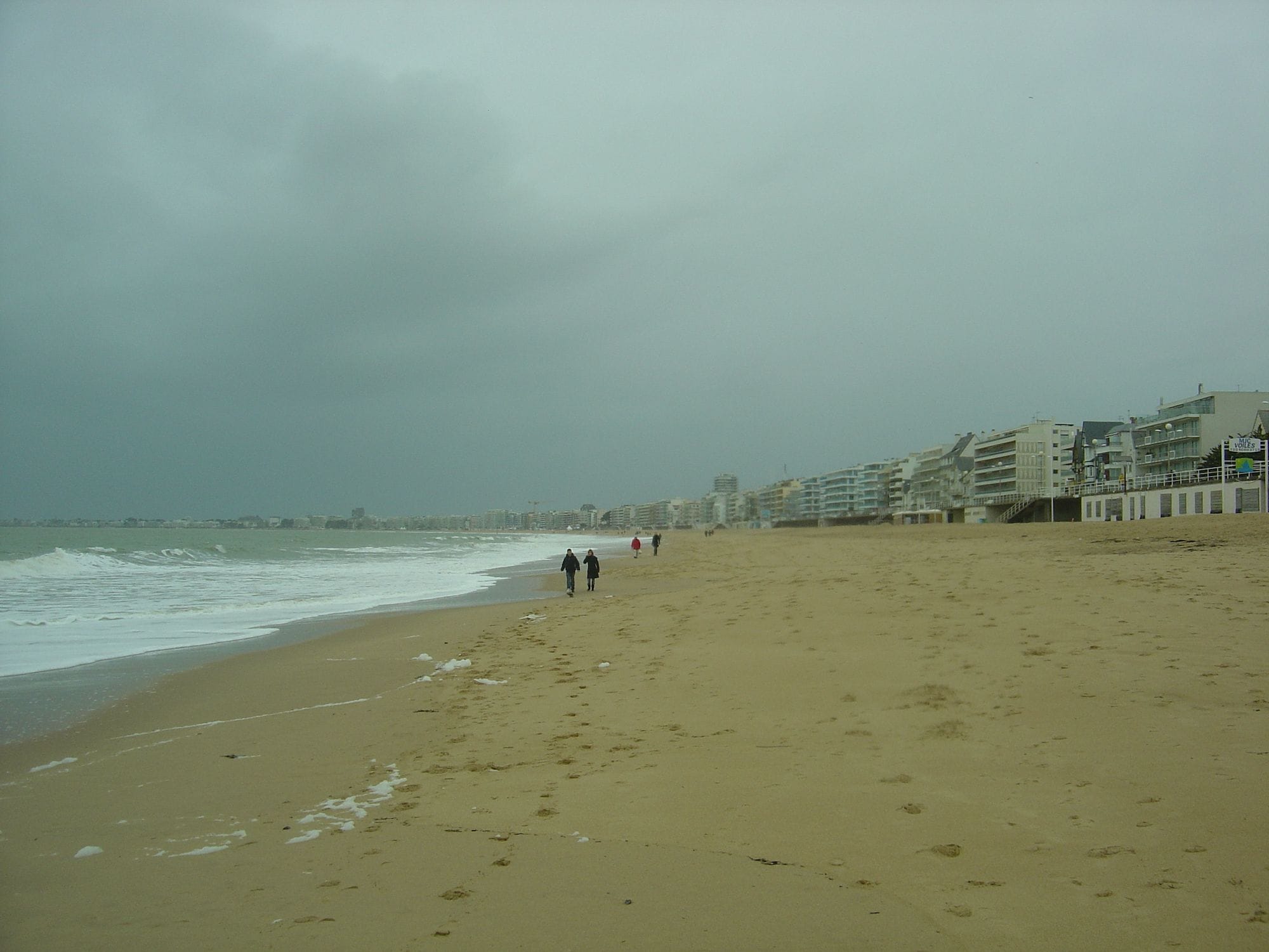 La Baule sous la pluie