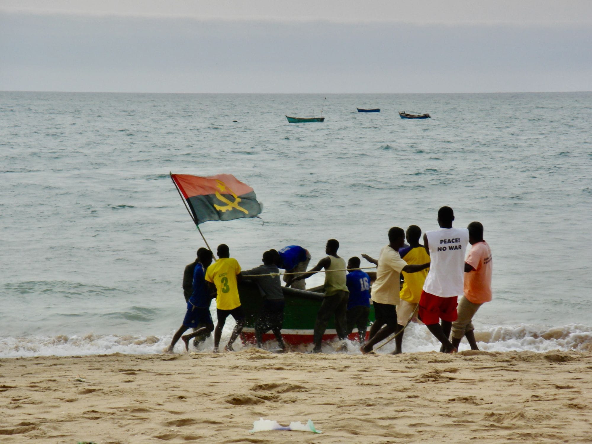 Cabo Ledo, retour de pêche