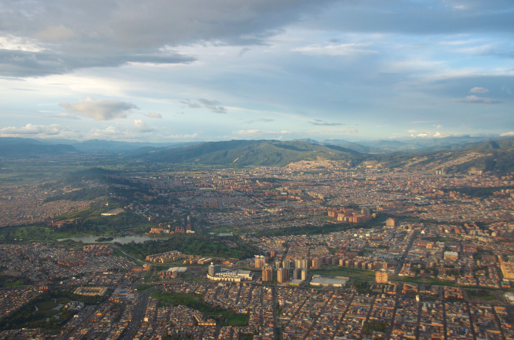 Bogota vue du ciel