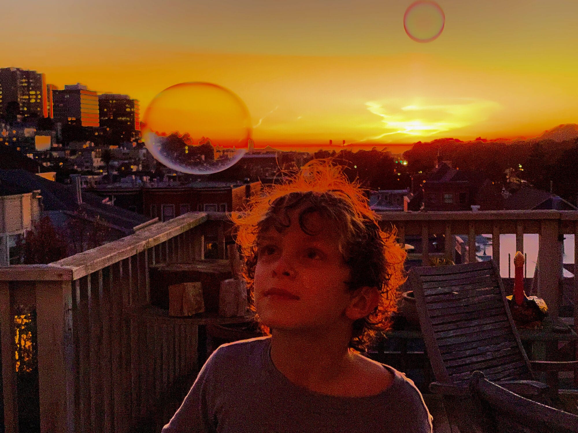 Bulles du soir