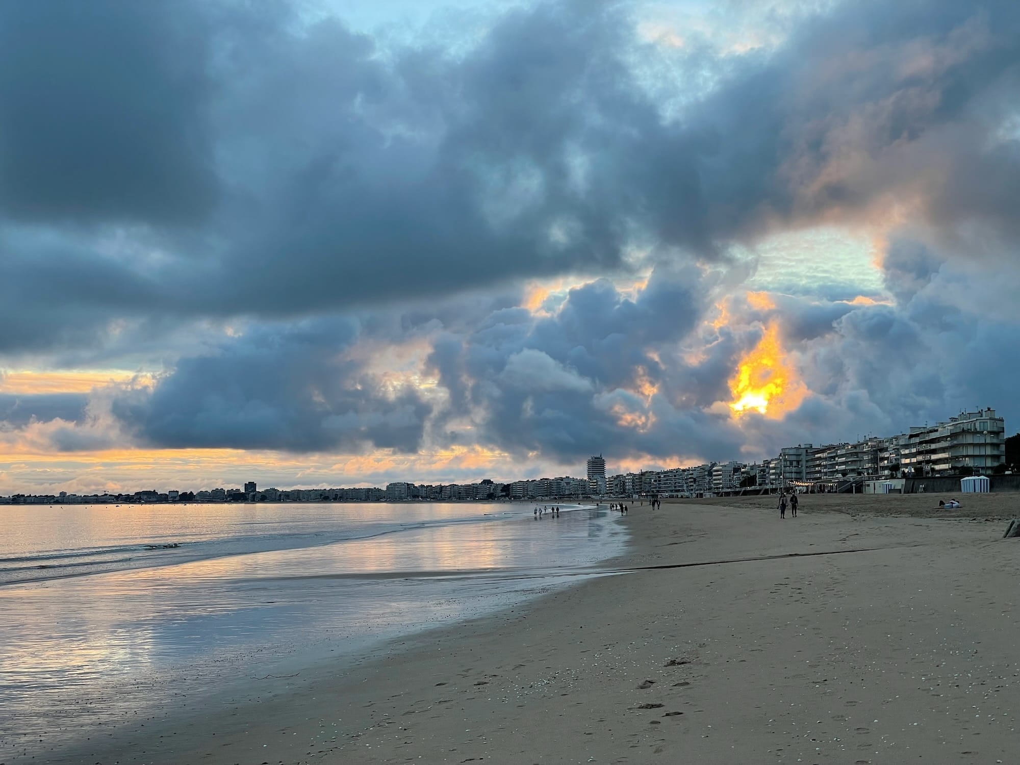 Coucher de soleil à Pornichet