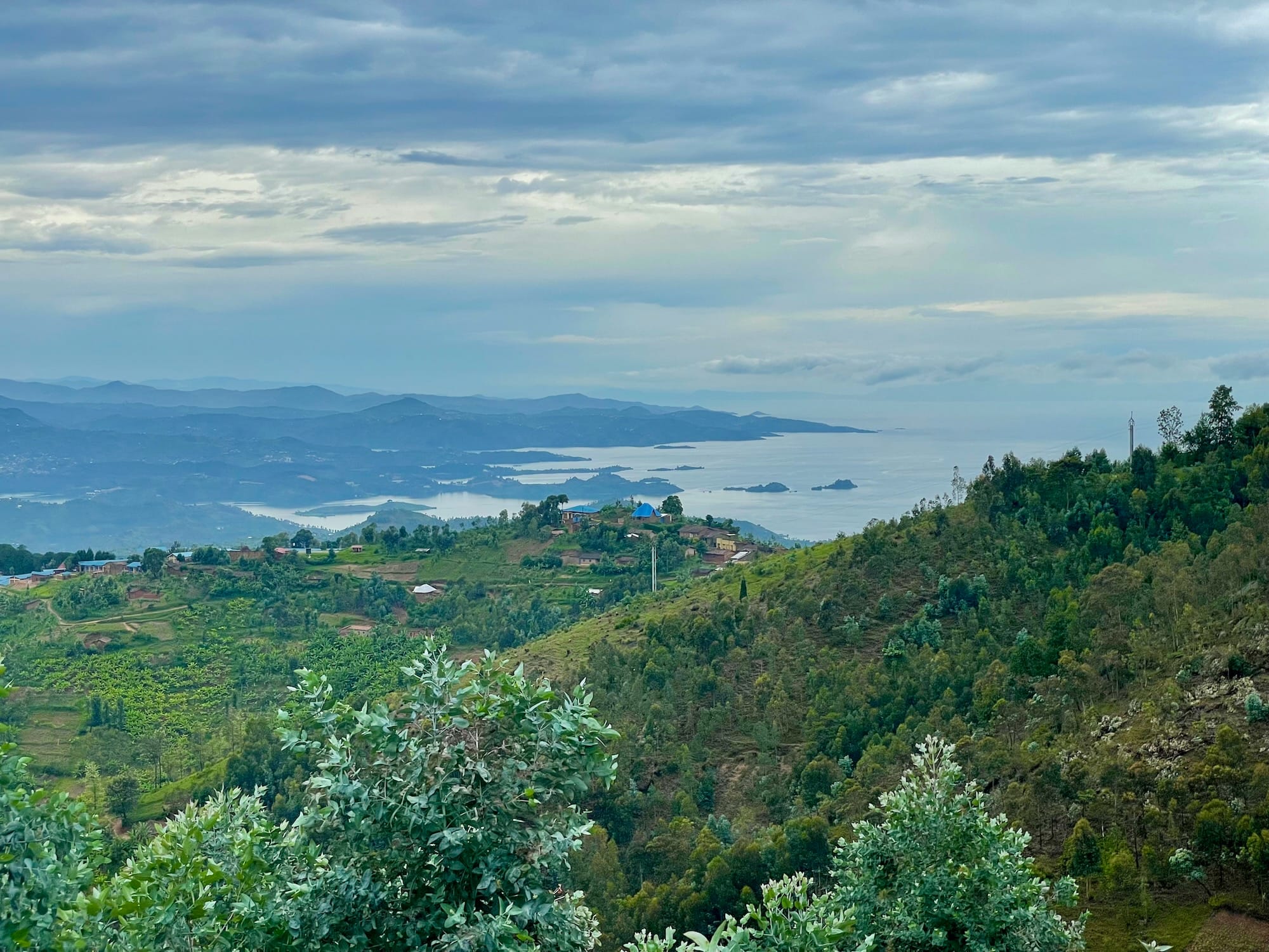 Le long du lac Kivu