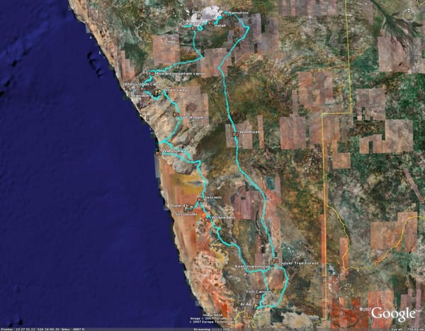 Retour à Windhoek – 526km