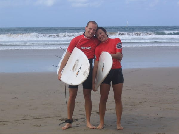 Surf sur la cote basque