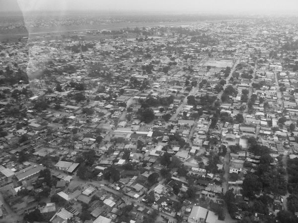 Pointe-Noire vue du ciel