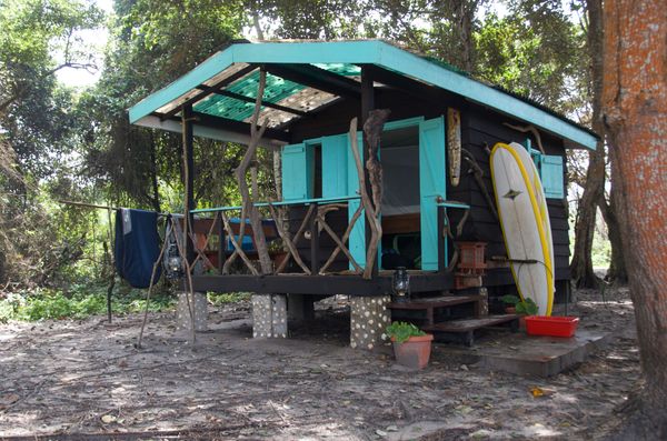 Les cabanes de Pointe Kounda