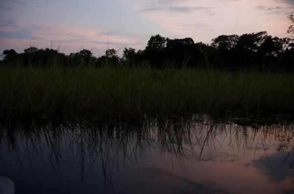 Le soir sur la lagune