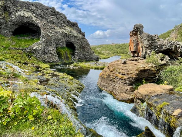 Gjáin: vallée de Þjórsárdalur